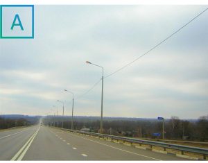 Дорожное ограждение и опоры освещения на реконструкции автодороги, г. Коноша